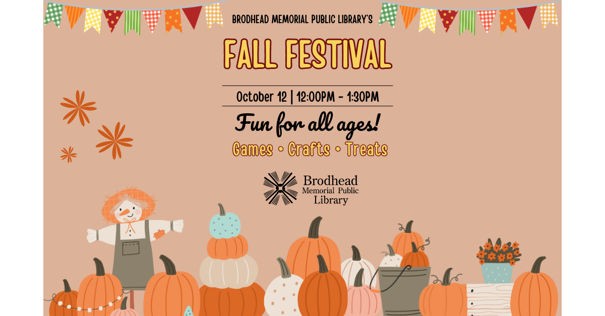 Fall Festival October 12th 12pm-1:30pm