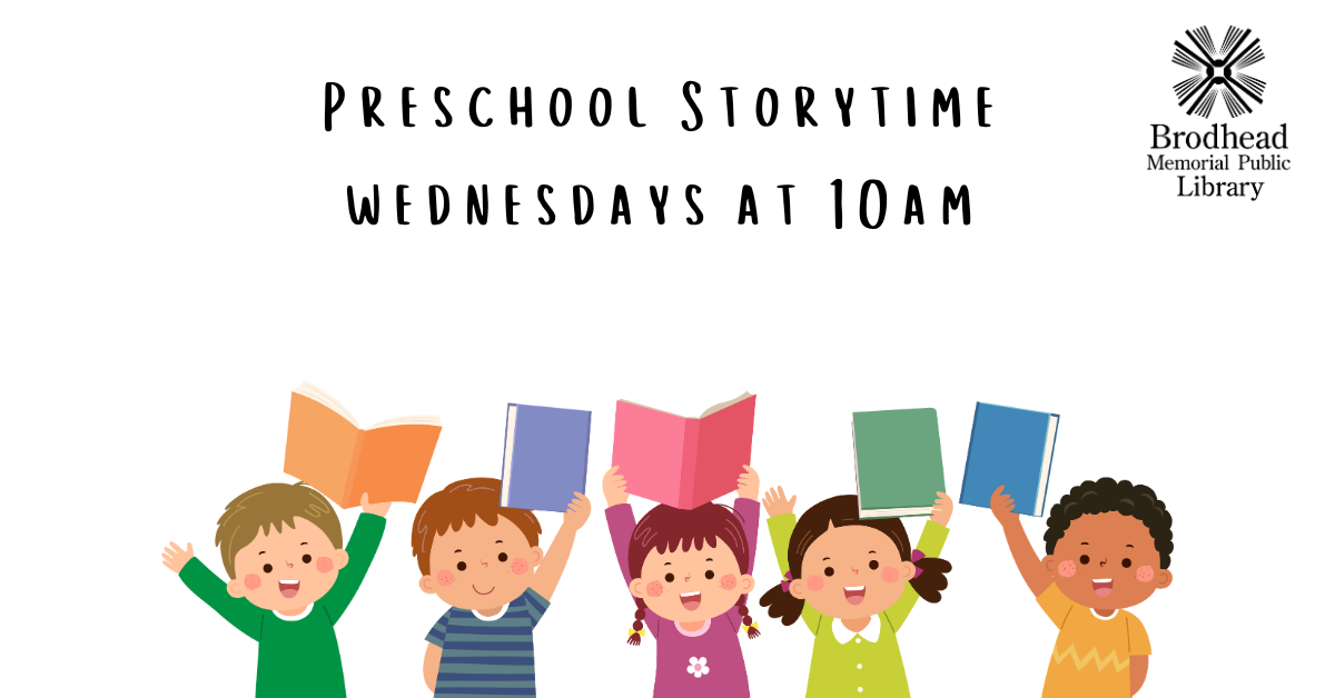 preschool story time wednesdays at 10am